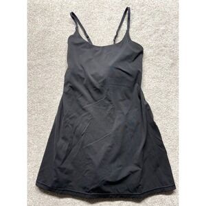 EWEDOOS Black Athletic Tennis Dress Built in Shorts Activewear Size Medium